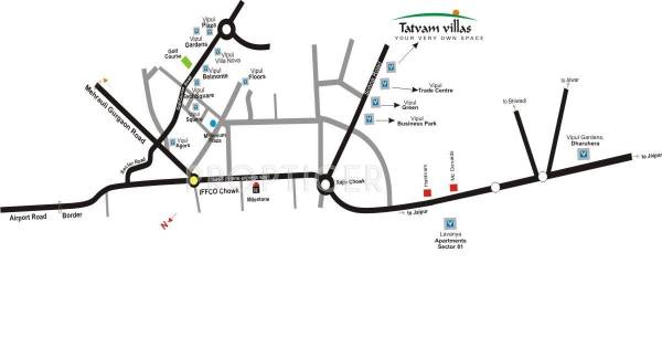 Images for Location Plan of Vipul Tatvam Villas