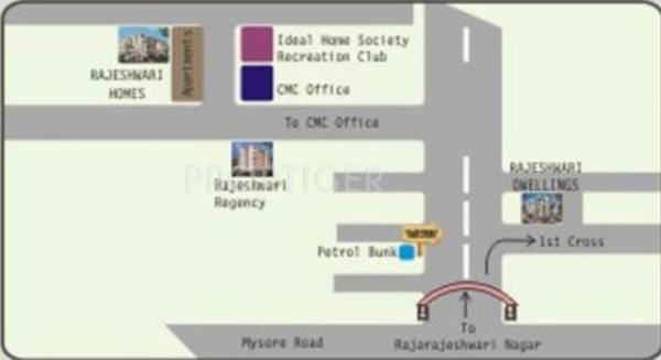 Mehta Engineers Rajeshwari Dwellines Location Plan