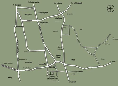  golok-vrindavan Images for Location Plan of Alcon Golok Vrindavan
