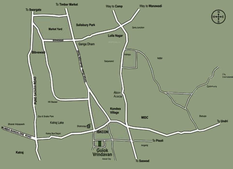 golok vrindavan Images for Location Plan of Alcon Golok Vrindavan