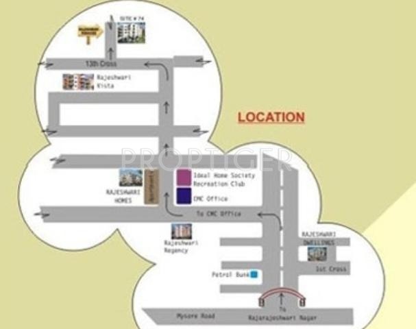 Mehta Engineers Rajeshwari Regency Location Plan