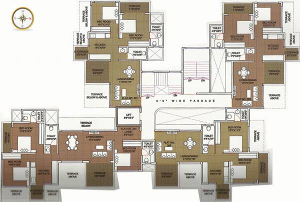  square Images for Cluster Plan of Legacy Square