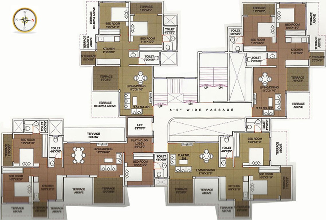  square Images for Cluster Plan of Legacy Square