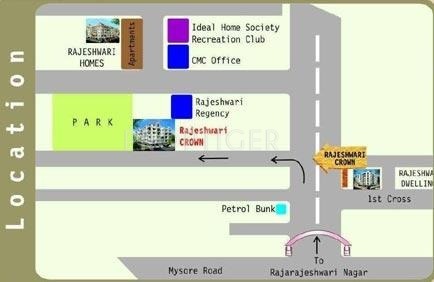 Mehta Engineers Rajeshwari Crown Location Plan