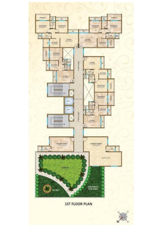  blue crest Tower A Cluster Plan
