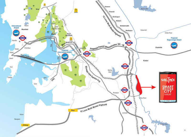  smart phone city Location Plan