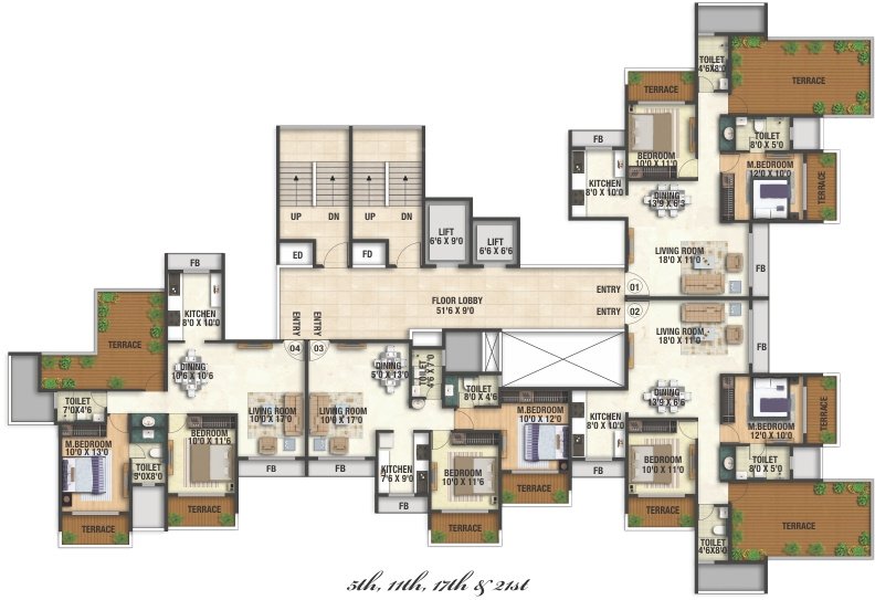 Images for Cluster Plan of Varsha Balaji Heritage