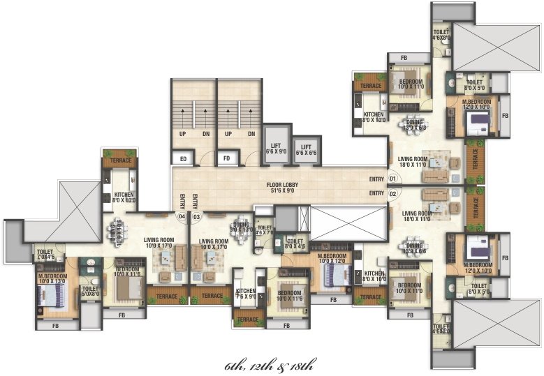 Images for Cluster Plan of Varsha Balaji Heritage