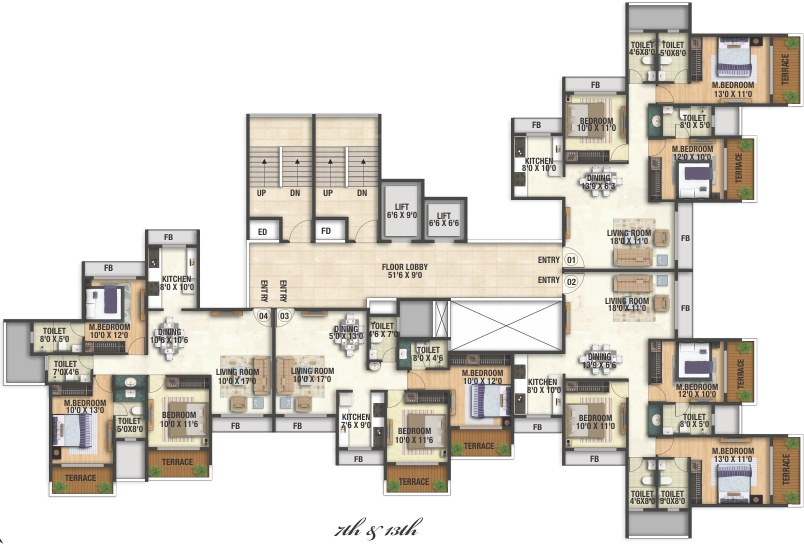 Images for Cluster Plan of Varsha Balaji Heritage