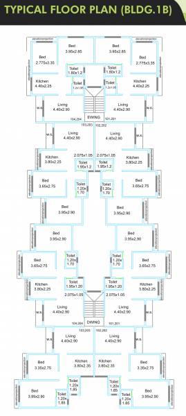 kartikya-park-2 Tower A Cluster Plan