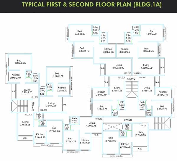  kartikya-park-2 Tower A Cluster Plan