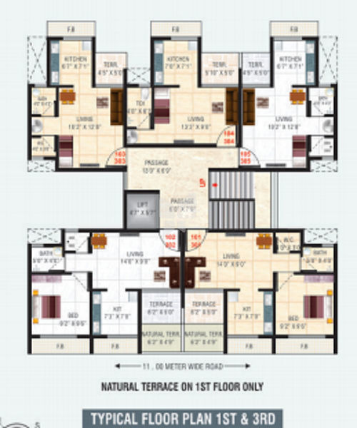  forum Typical Floor Plan for First and Third Floor