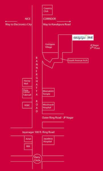  bagmane-champagne-hills Location Plan