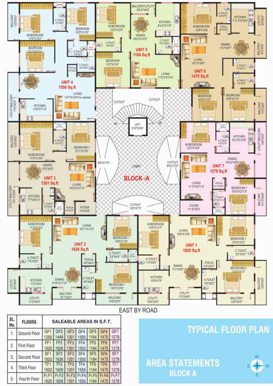  embassy 3 Cluster Plan