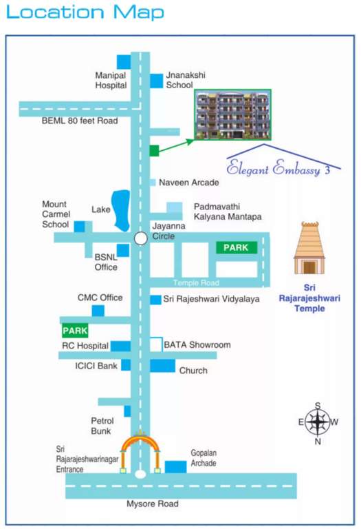  embassy 3 Location Plan