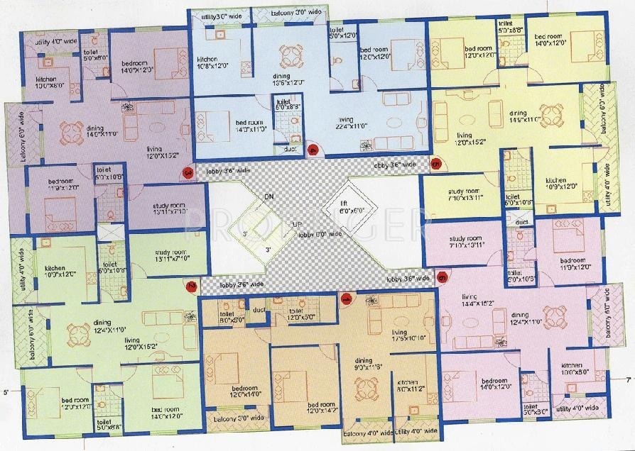 Images for Cluster Plan of Sai Purvi Developers Vasanth Sunshine