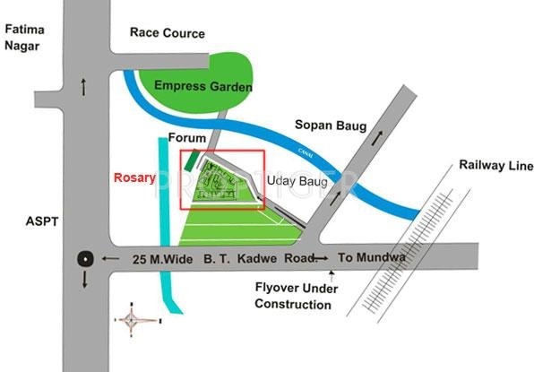 Aswani Developers Rosary Location Plan
