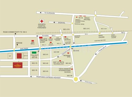  faridabad-eye Images for Location Plan of Ansal Faridabad Eye