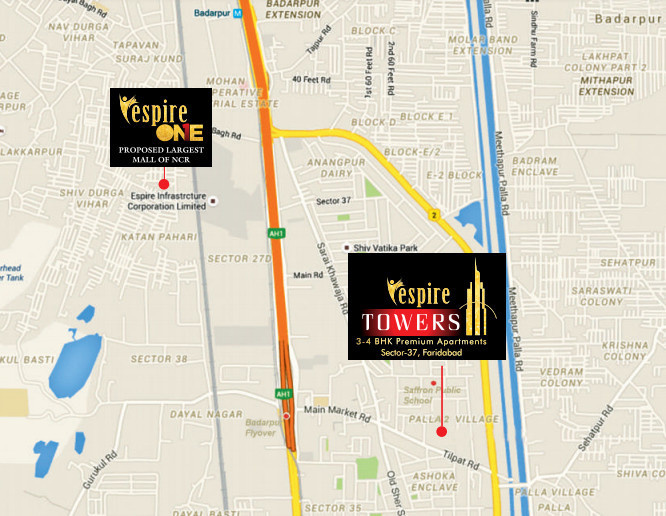  towers Location Plan