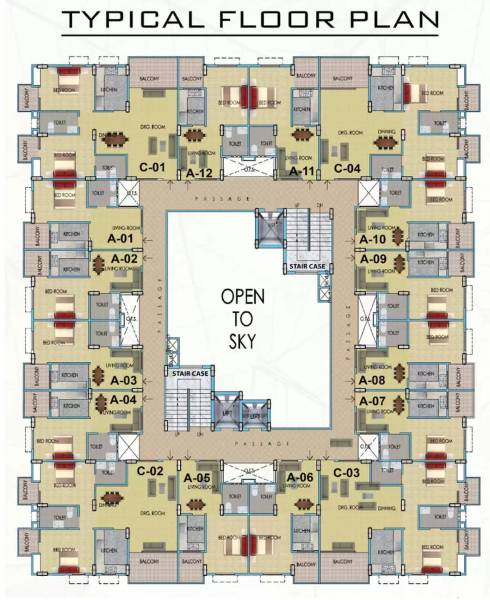  the-citadel Typical Cluster Plan