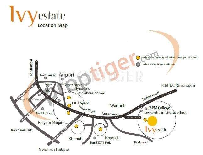 ivy estate Images for Location Plan of Kolte Patil IVY Estate