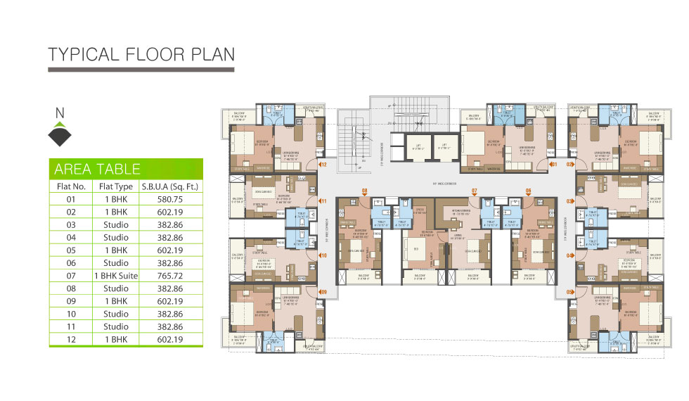  urbanite Typical Cluster Plan