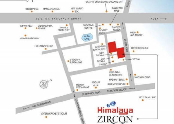  zircon Location Plan