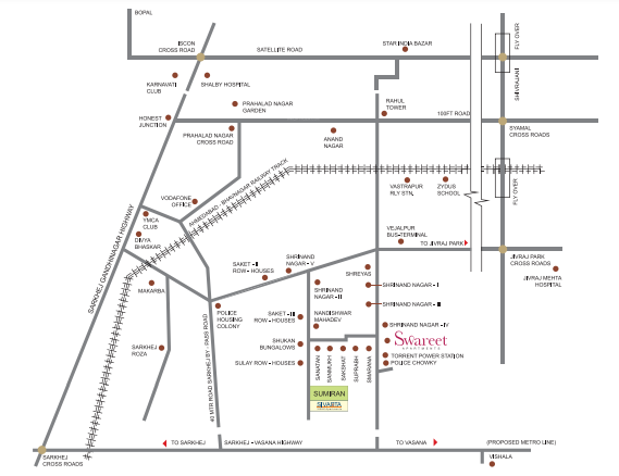 Location Plan swareet-apartments Location Plan