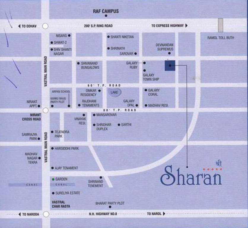  shree sharan Location Plan