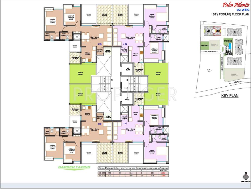  palm atlantis Images for Cluster Plan of Majestique Landmarks Palm Atlantis