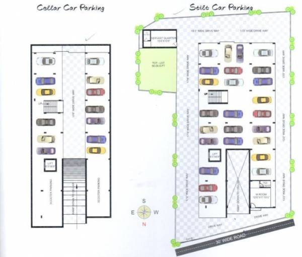  homes Tower A Cluster Plan
