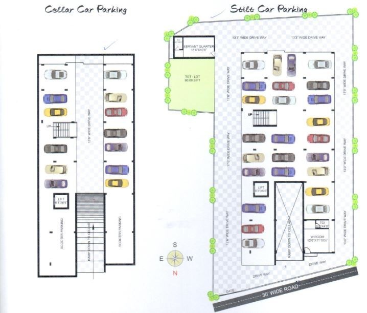 homes Tower A Cluster Plan