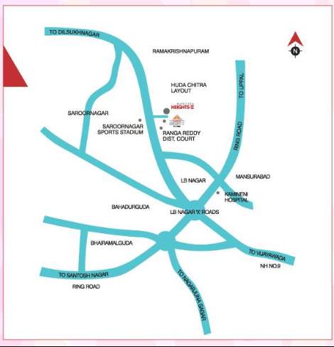  heights Location Plan