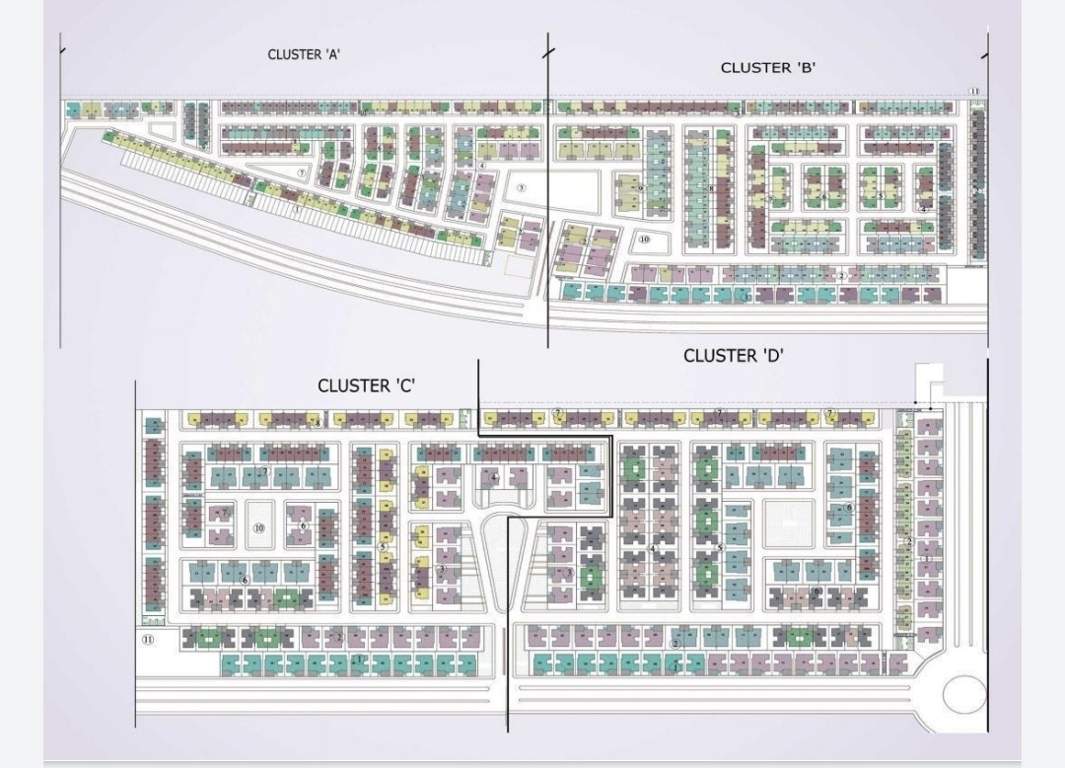 use kolkata west international city Cluster Plan