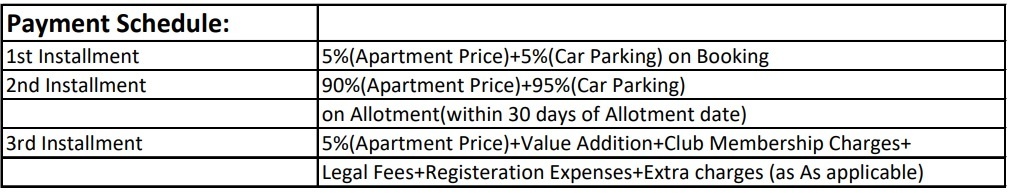 garden Construction Linked Payment (CLP) Payment Plan