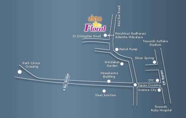  floral Location Plan