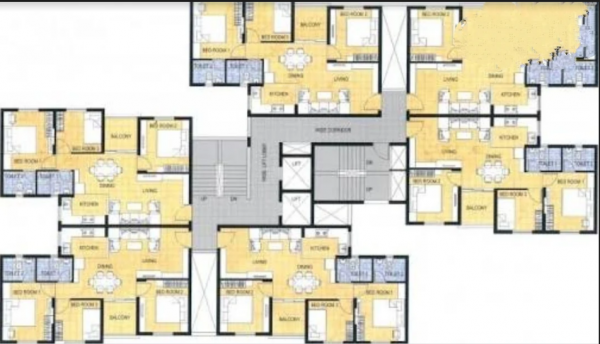  houshing-complex Cluster Plan