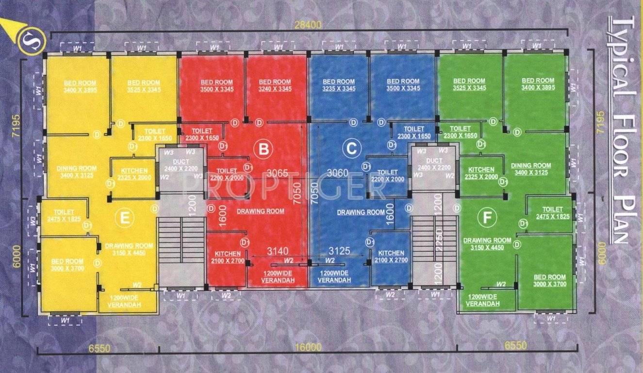  rajwada pearl Block 1 Cluster Plan