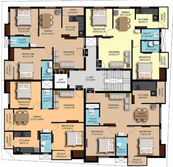 Images for Cluster Plan of Sumangali Homes Grande Rio