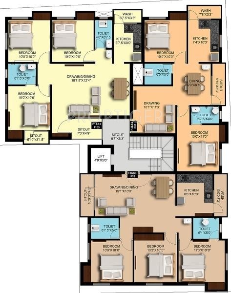 Images for Cluster Plan of Sumangali Homes Grande Rio