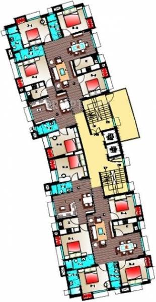  adya-highrise Single Block Cluster Plan