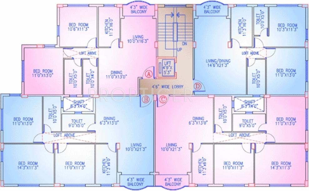  lotus garden Block 2 Cluster Plan
