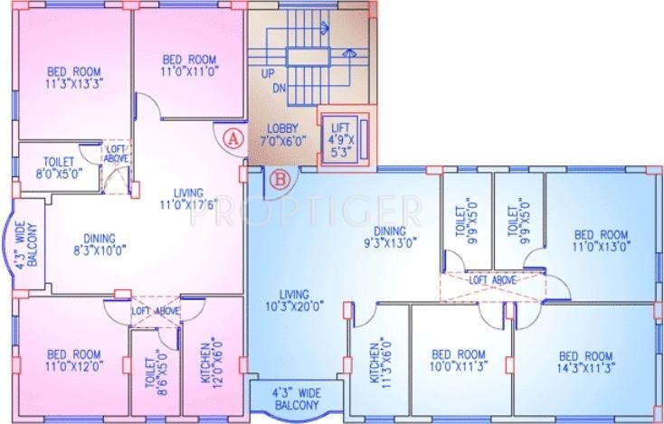  lotus garden Block 3 Cluster Plan