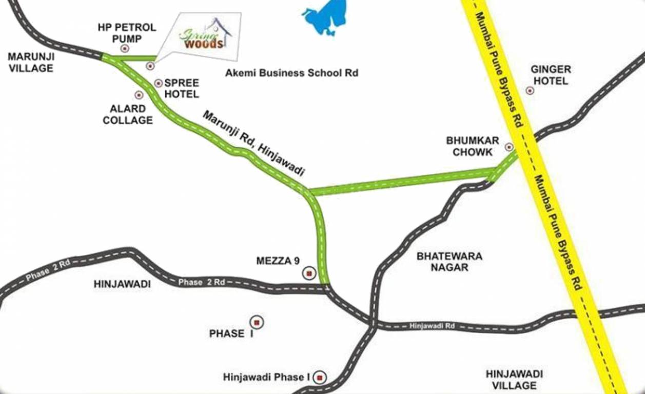 Images for Location Plan of Vaishnavi Spring Woods