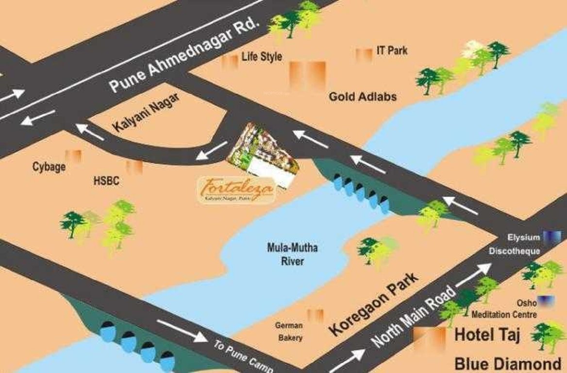  fortaleza apartment Location Plan