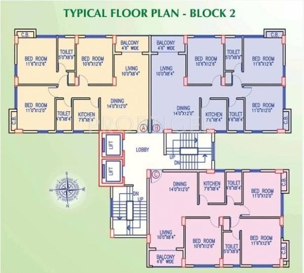  gardenia Block 2 Cluster Plan