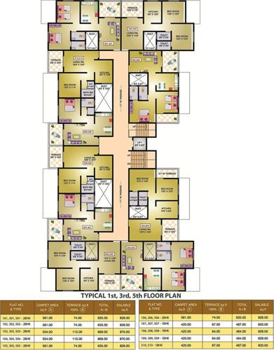Images for Cluster Plan of Kailas Kute Sukhvastu