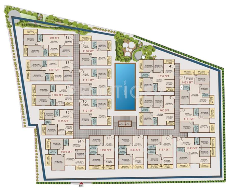  wood winds Images for Cluster Plan of Pioneer Developers Wood Winds