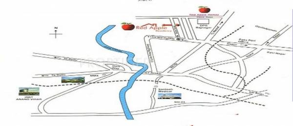 Images for Location Plan of Manju Red Apple residency Images for Location Plan of Manju Red Apple residency