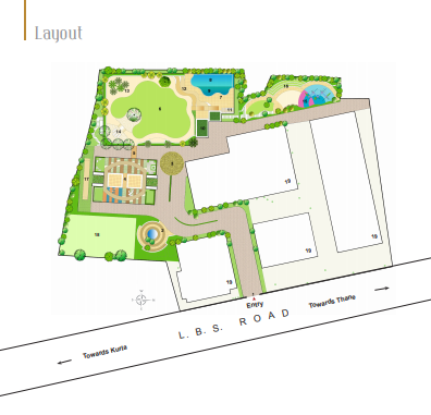  jainam-elysium Layout Plan